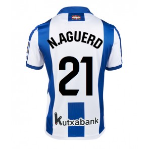 Real Sociedad Nayef Aguerd #21 Replika Hjemmebanetrøje 2024-25 Kortærmet